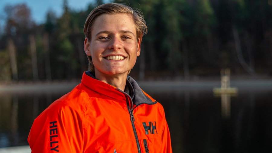 VINNER: Mathias Berthet ble årets vinner av Helly Hansen Youth Award i hard konkurranse med to andre kandidater.