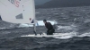 TØFFE FORHOLD: Det er barske forhold for seilerne som denne helgen trener i Stavanger i den første av fire vintersamlinger.