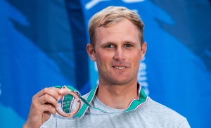 BRONSE: Hermann Tomasgaard kan glede seg over bronse i prøve-OL.