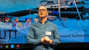 SUKSESS: Allerede etter første sesong var turseiler-konseptet SeilUT en suksess i Ålesunds Seilforening. Dette fortalte Tom Skrede om under klubbkonferansen 12. mars 2022.