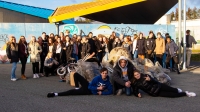 TANANGER UNGDOMSSKOLE: Elevene ved Tananger ungdomsskole fikk to dager med intenst miljøfokus i regi av Clean Seas Norway.